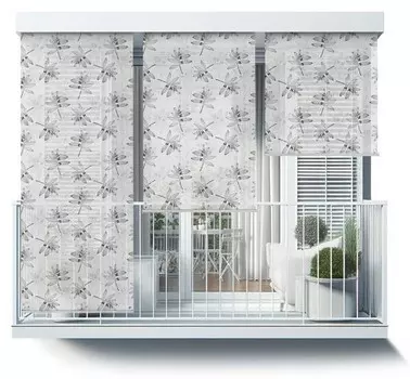 Рулонные шторы Tulup Bltter in Grautnen, 140x180x1 см, многоцветный