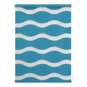 Рулонные шторы twentyfour Welle, 60x150x5 см цвет petrol