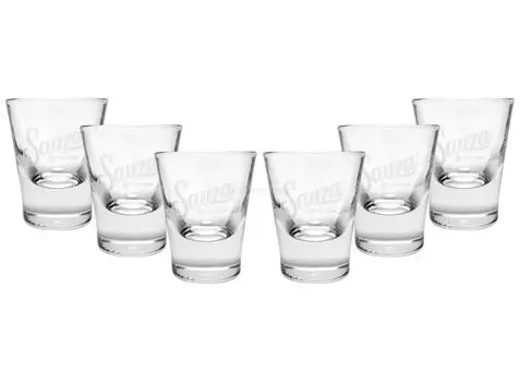 Рюмки Sauza - упаковка из 6 стеклянных рюмок Mixcompany
