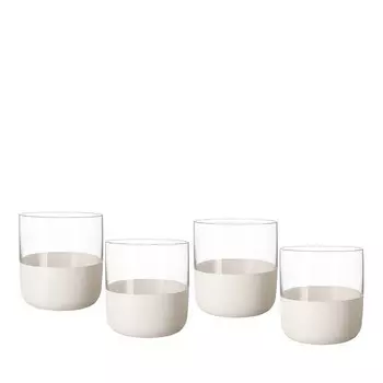 Рюмки Villeroy & Boch Rock Blanc, набор из 4 шт, белый