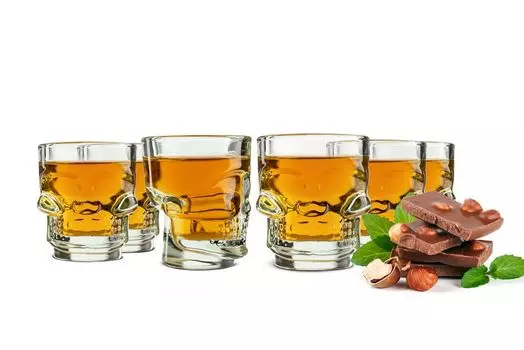 Рюмки в черепах рюмки череп шнапс стопка водка стаканы Sendez