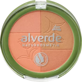 Румяна alverde NATURKOSMETIK Blush Multi-Color 30 Sunkissed Glow, 9 g