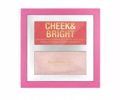 румяна bellaoggi Cheek & Bright с хайлайтером оттенка Posh Rose 5 г