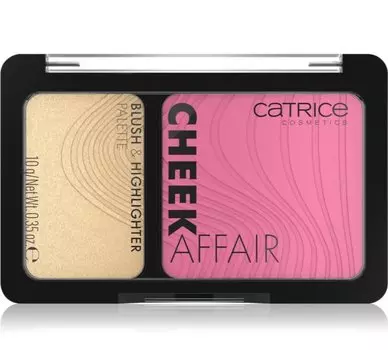 румяна Catrice Cheek Affair с хайлайтером 10 г