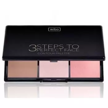Румяна Paleta de Contorno 3 Steps to Perfect Face Wibo, Light