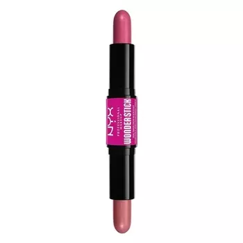 Румяна Wonder Stick с гиалуроновой кислотой и увлажняющей растушевываемой текстурой светло-персикового и нежно-розового цвета, Nyx Professional Makeup