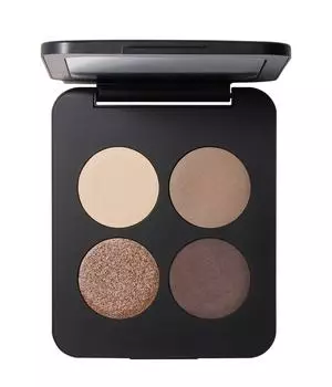 Румяна YoungBlood Pressed Mineral Eyeshadow Quad, Taupe Smoke, 4g