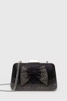 Румяный клатч Steve Madden, черный