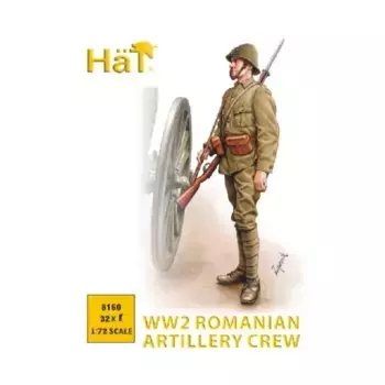 Румынский артиллерийский расчет времен Второй мировой войны, Historical Plastic Military Figures - WWII (1:72) (Hat Industries)