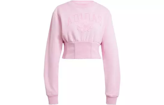 RUNDHALS Толстовка женская розовая Adidas Originals