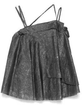 Rundholz топ асимметричного кроя, серый