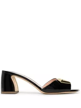 Rupert Sanderson мюли с металлическим декором, черный