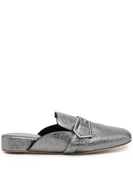 Rupert Sanderson слиперы Bullion, серебристый