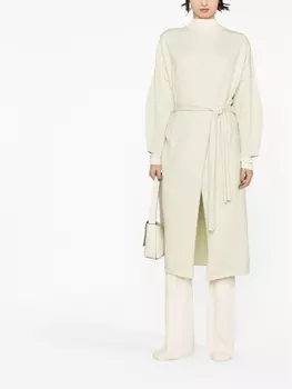 Rus кардиган с V-образным вырезом и запахом, зеленый