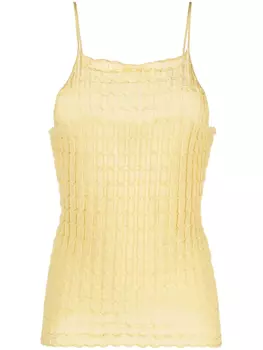 Rus трикотажный топ Saku без рукавов, желтый