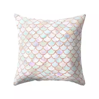 Русалка, рыбья чешуя, диван, домашняя декоративная наволочка, чехол для подушки, 18 дюймов, 3 # Stuttg