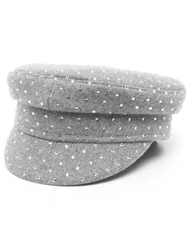 Ruslan Baginskiy декорированная фуражка, серый