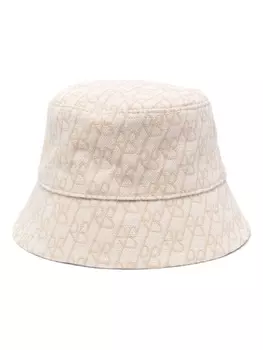 Ruslan Baginskiy панама с монограммой, нейтральный цвет