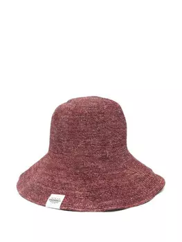 Ruslan Baginskiy плетеная панама, красный