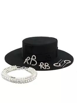 Ruslan Baginskiy шерстяная шляпа Crystal Edition, черный