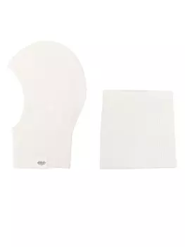 Ruslan Baginskiy вязаная балаклава, белый