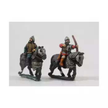 Русские — тяжелая кавалерия с луком на бронированной лошади., Medieval Miniatures - Eastern Europe (15mm)