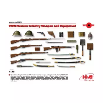 Русское пехотное оружие и снаряжение Первой мировой войны, Military Models 1/35 Scale (ICM)