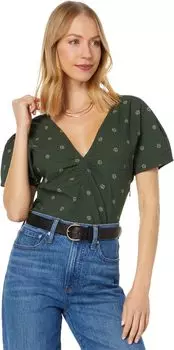 Рут Топ-Чаллис Космическая звезда Madewell, цвет Dark Forest