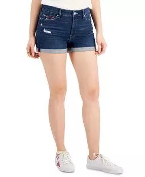 Рваные джинсовые шорты Tommy Jeans