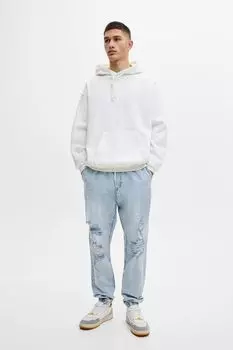 Рваные джинсы-джоггеры PULL&amp;BEAR