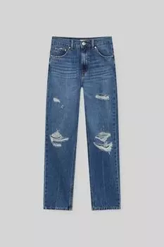 Рваные джинсы мамы PULL&amp;BEAR