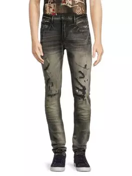 Рваные джинсы суперскинни Micaiah Prps, черный