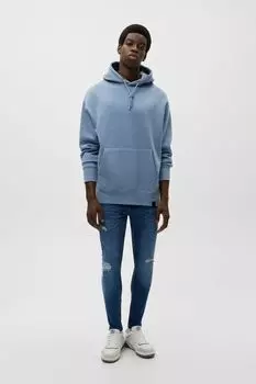 Рваные джинсы суперскинни PULL&amp;BEAR