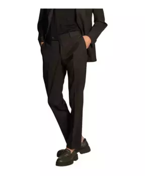 Рваные костюмные брюки из смесовой шерсти Windsor Smith, черный