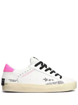 Рваные кроссовки Crime, белый