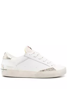 Рваные кроссовки Crime London, белый