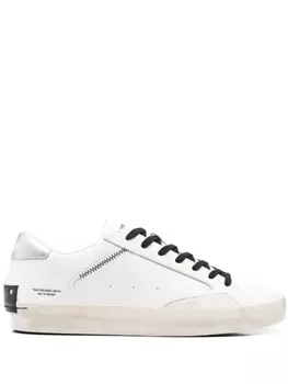 Рваные кроссовки Crime London, белый