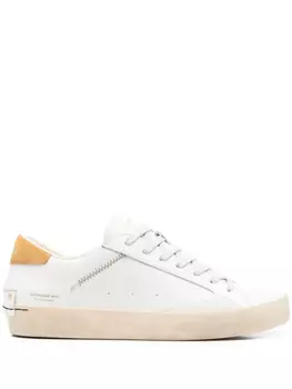 Рваные кроссовки Crime London, белый