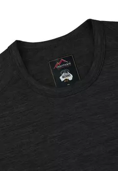 RWS MERINO шерсть с коротким рукавом BASELAYER normani Outdoor Sports, спортивная футболка normani Outdoor Sports, антрацит