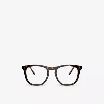Rx2210v очки в квадратной оправе из ацетата ацетата Ray-Ban, коричневый