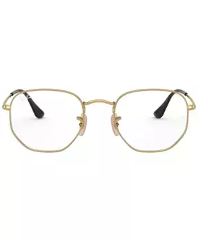 RX6448 Унисекс Очки с асимметричной оправой Ray-Ban, золотой