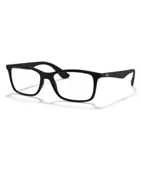 RX7047 Унисекс квадратные очки Ray-Ban, черный