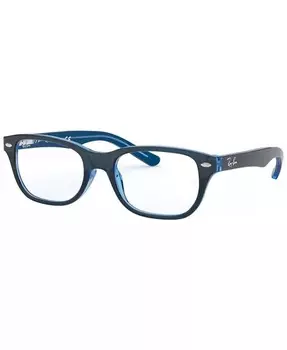 RY1555 Детские квадратные очки Ray-Ban Jr, синий