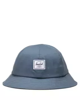 Рыбацкая шапка унисекс из синей ткани Herschel, синий