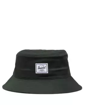 Рыбацкая шапка унисекс из темно-зеленой ткани Herschel