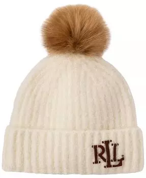 Рыбацкая шляпа из ребер Lauren Ralph Lauren, слоновая кость