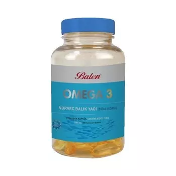 Рыбий жир Balen Omega 3, 200 капсул, 1380 мг