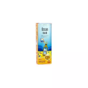 Рыбий жир Orzax Ocean Surup со вкусом апельсина, 150 мл