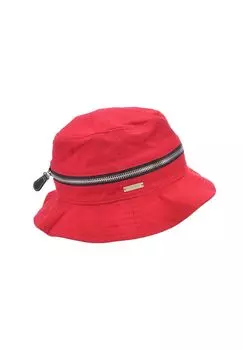 Рыболовная шапка из хлопчатобумажной ткани на молнии 55303-0 SEEBERGER, цвет Feuer One Size