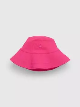 Рыболовная шапка с вышивкой в виде мишки Gap, цвет fuchsia